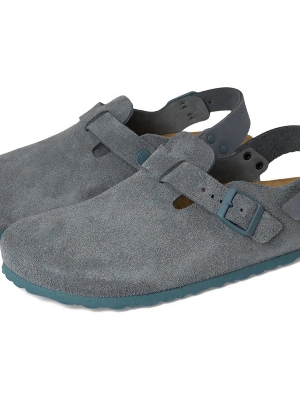 Birkenstock Tokio Basalt Gray Suede Mule Sandals EU 44 / Men’s US 11 BNIB